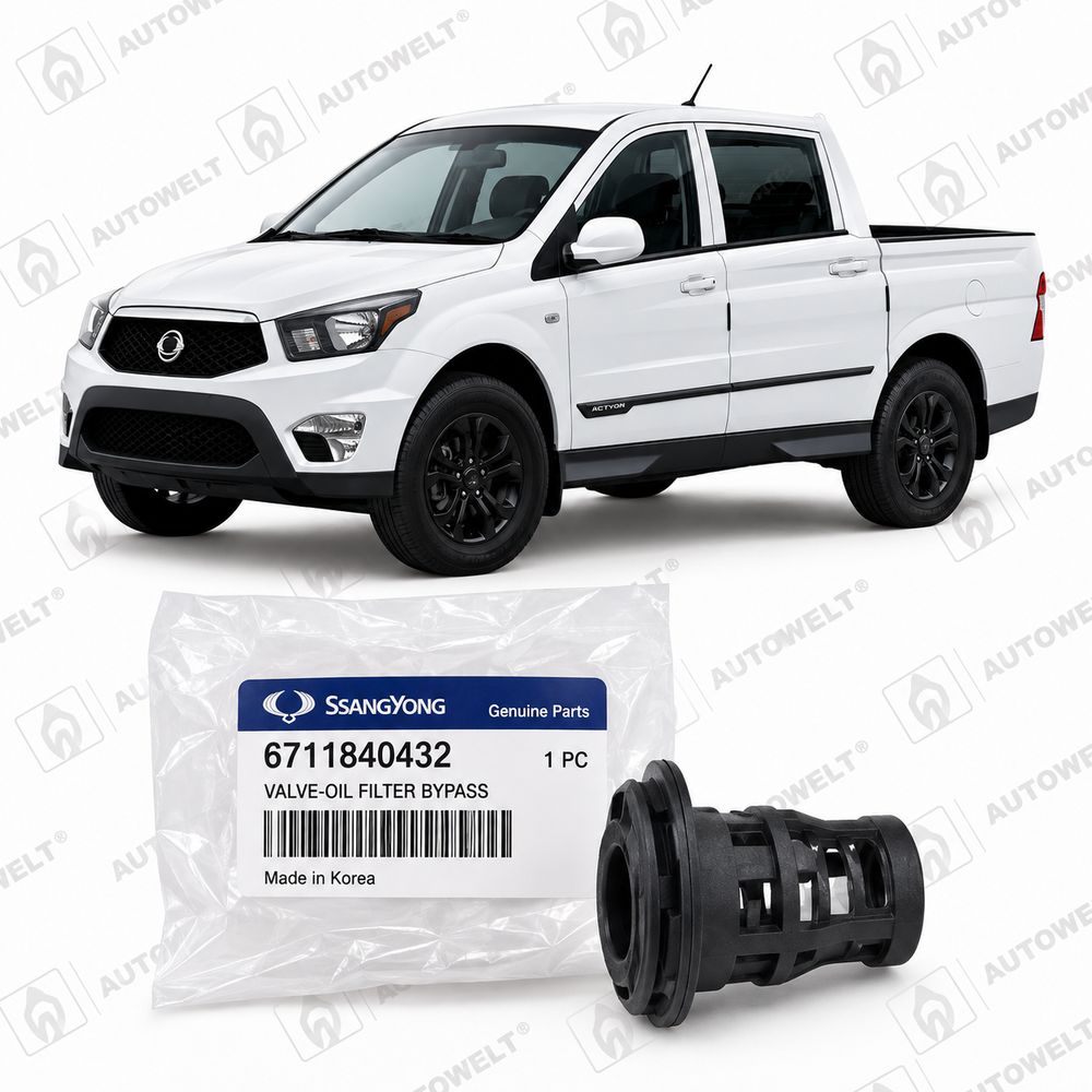 Válvula de Filtro de Aceite Ssangyong New Actyon 2.0 2012-2017