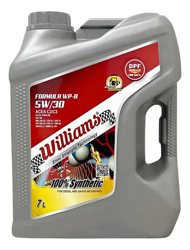 WILLIAMS FORMULA WP-8 FULL SYNTHETIC 5W-30 SN/CF DPF