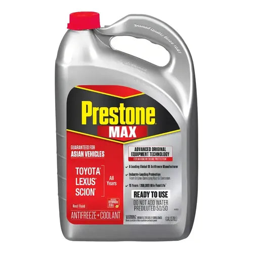 Asian Red Antifreeze Coolant 50/50